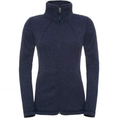 Fleece The North Face Crescent Full Zip Mujer - Azul Marino - Chile GTQ269784